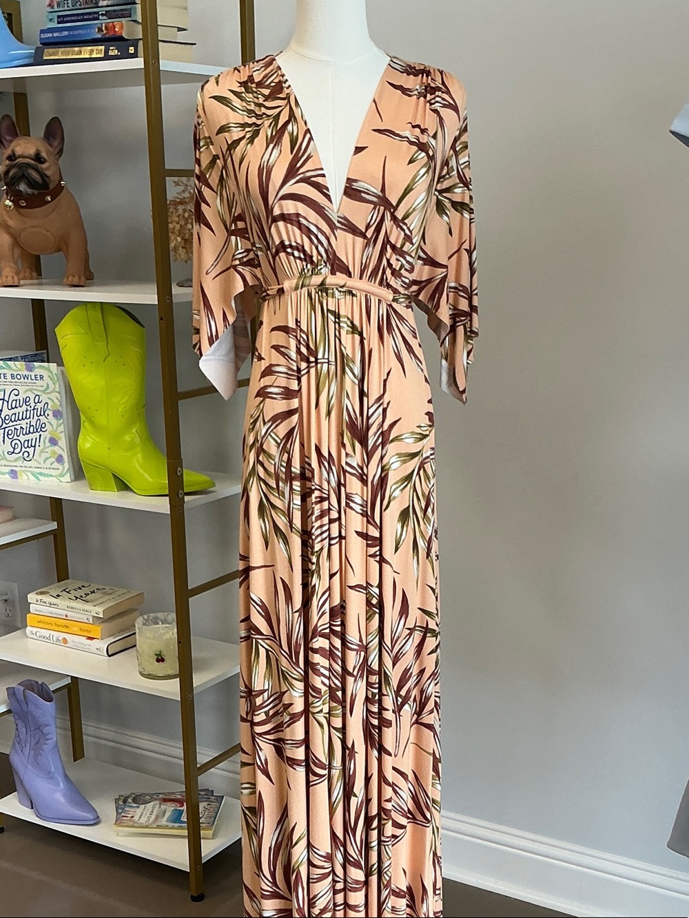 Rachel Pally Palm-Print Maxi Dress